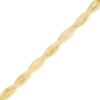 Thumbnail Image 1 of Reversible Braided Herringbone Chain Bracelet in 10K Two-Tone Gold Bonded Sterling Silver - 7.5"