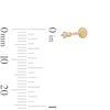 Thumbnail Image 2 of 14K Solid Gold Diamond Accent Stud - 18G