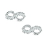 Thumbnail Image 0 of Cubic Zirconia Infinity Stud Earrings in 10K White Gold