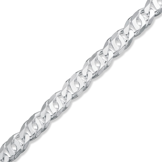 140 Gauge Figaro Chain Bracelet in Sterling Silver - 9"