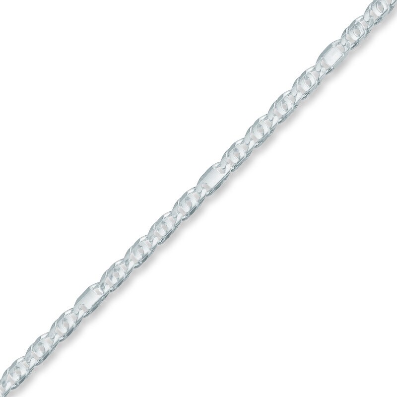 Gauge Cat's Eye Link Chain Bracelet in Sterling Silver
