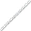 Thumbnail Image 0 of 120 Gauge Concave Figaro Chain Bracelet in Sterling Silver - 9"