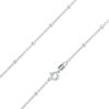 Saturn Bead Necklace in Sterling Silver