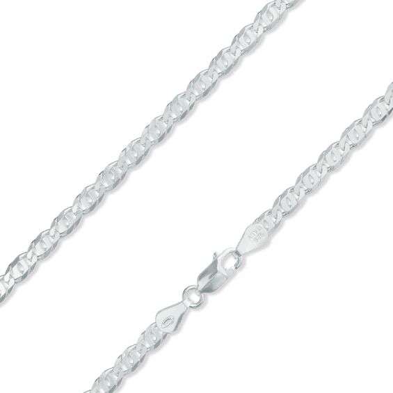 Sterling Silver Gauge Figaro Chain Necklace