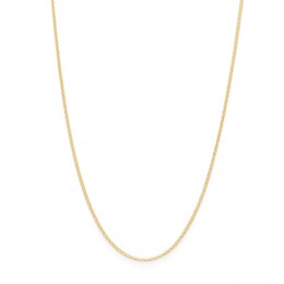 10K Gold Wheat Chain Made in Italy - 18"