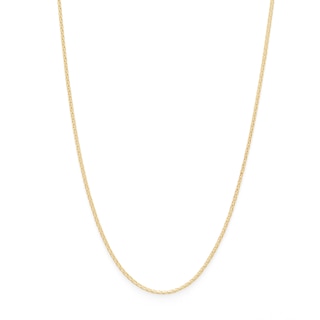 10K Gold Wheat Chain Made in Italy - 18"