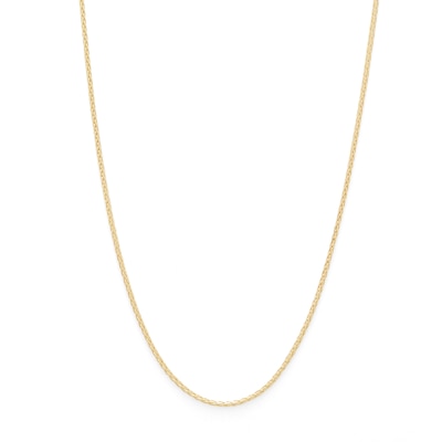 10K Gold Wheat Chain Made in Italy - 18"
