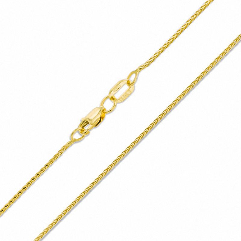 Italy 025 Gauge Wheat Chain Necklace 