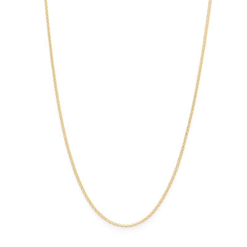 Main Image 1 of 10K Gold Wheat Chain Made in Italy - 18"