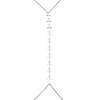 Cross Charm Harness-Style Body Chain in Alloy