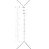 Cross Charm Harness-Style Body Chain in Alloy