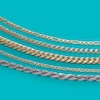 Thumbnail Image 1 of 10K Hollow Gold Figaro Chain - 24"