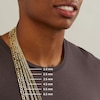 Thumbnail Image 8 of 10K Hollow Gold Figaro Chain - 24"
