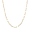 Thumbnail Image 0 of 10K Hollow Gold Beveled Figaro Chain - 22"