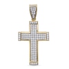 Thumbnail Image 1 of Cubic Zirconia Cross Necklace Charm in 10K Gold