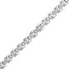 Thumbnail Image 1 of Small Cubic Zirconia Panther Link Bracelet in Sterling Silver - 7.5"