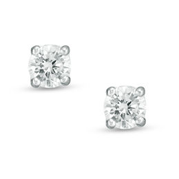 Child's 4mm Cubic Zirconia Stud Earrings in Sterling Silver