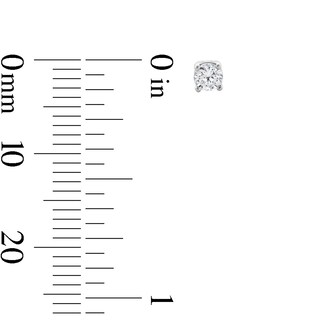 Child's 3mm Cubic Zirconia Stud Earrings in Sterling Silver