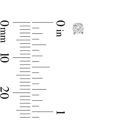 Child's 3mm Cubic Zirconia Stud Earrings in Sterling Silver