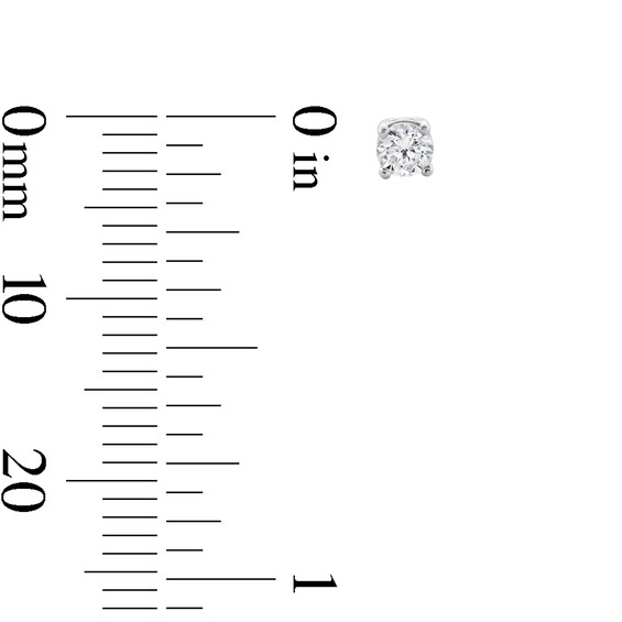 Child's 3mm Cubic Zirconia Stud Earrings in Sterling Silver