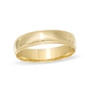 Thumbnail Image 0 of 4mm Beaded Wedding Band in 10K Gold - Size 8