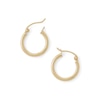 Thumbnail Image 2 of 15mm Hoop Earrings in 14K Tube Hollow Gold
