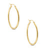 Thumbnail Image 0 of 35mm Oval Hoop Earrings in 14K Gold