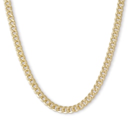 Made in Italy 120 Gauge Curb Chain Necklace in 14K Gold - 20&quot;