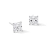 Thumbnail Image 0 of 5.0mm Princess-Cut Cubic Zirconia Stud Earrings in 14K White Gold