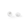 Thumbnail Image 4 of 5.0mm Princess-Cut Cubic Zirconia Stud Earrings in 14K White Gold