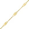 Thumbnail Image 1 of Infinity Link Anklet in 10K Gold - 10"