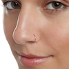 Thumbnail Image 3 of 14K Solid Rose Gold Twist Nose Ring - 20G 5/16"