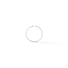 Thumbnail Image 1 of 14K Solid White Gold Twist Nose Ring - 20G 5/16"