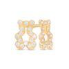 Thumbnail Image 1 of Child's Cubic Zirconia Teddy Bear Stud Earrings in 14K Gold