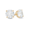 Thumbnail Image 0 of Child's 5mm Cubic Zirconia Solitaire Stud Earrings in 14K Gold