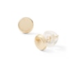 Thumbnail Image 0 of Circle Stud Earrings in 10K Gold