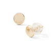 Thumbnail Image 1 of Circle Stud Earrings in 10K Gold
