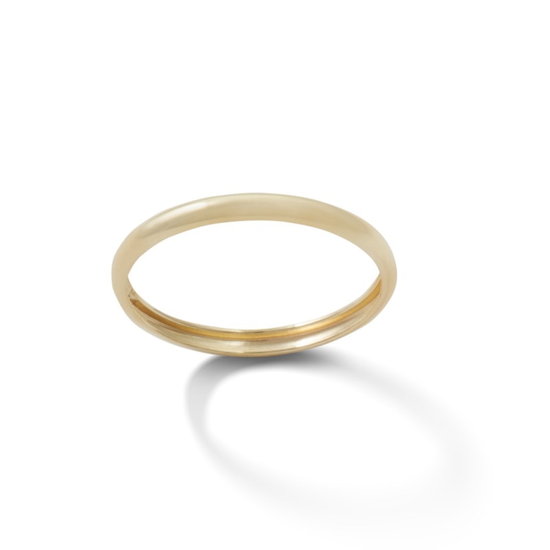 2mm Wedding Band in 10K Gold