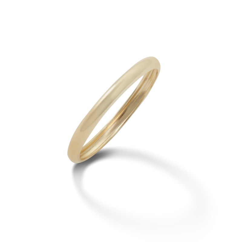 2mm Wedding Band in 10K Gold - Size 7