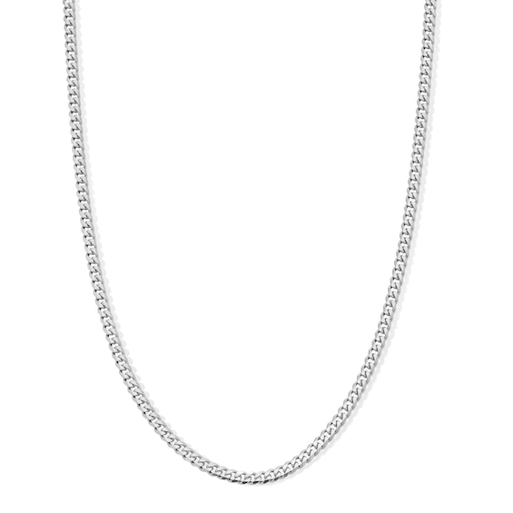 Made in Italy 2.8mm Curb Chain Necklace in Sterling Silver - 24"