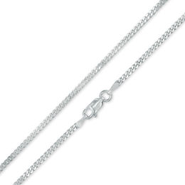 Made in Italy 060 Gauge Curb Chain Necklace in Sterling Silver - 24&quot;