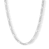 Thumbnail Image 1 of Sterling Silver Figaro Chain Made in Italy - 22"