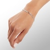 Thumbnail Image 3 of Made in Italy 120 Gauge Figaro Bracelet in Solid Sterling Silver - 8.5"