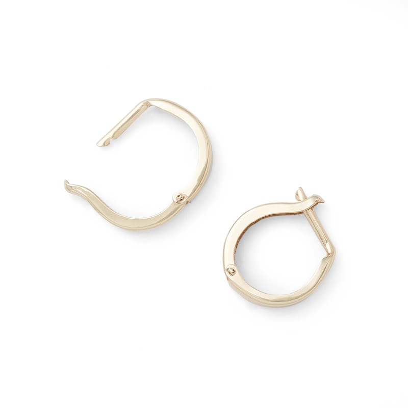 Main Image 2 of 14K Solid Gold Huggie Hoops
