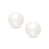 8mm Cultured Freshwater Pearl Stud Earrings in 10K Gold