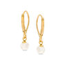 Child's 5mm Freshwater Cultured Pearl Drop Earrings in 14K Gold