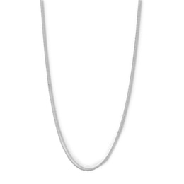 Made in Italy 030 Gauge Curb Chain Necklace in Sterling Silver - 20&quot;