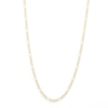 Thumbnail Image 0 of Child's 050 Gauge Figaro Chain Necklace in 14K Hollow Gold - 15"