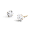 Thumbnail Image 1 of 8mm Cubic Zirconia Solitaire Stud Earrings in 14K Gold