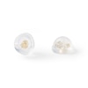 Thumbnail Image 2 of 14K Gold CZ Princess-Cut Halo Studs